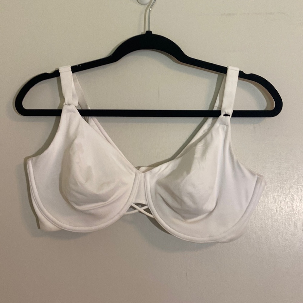 EUC VANITY FAIR UNDER WIRE BRA 40D WHITE